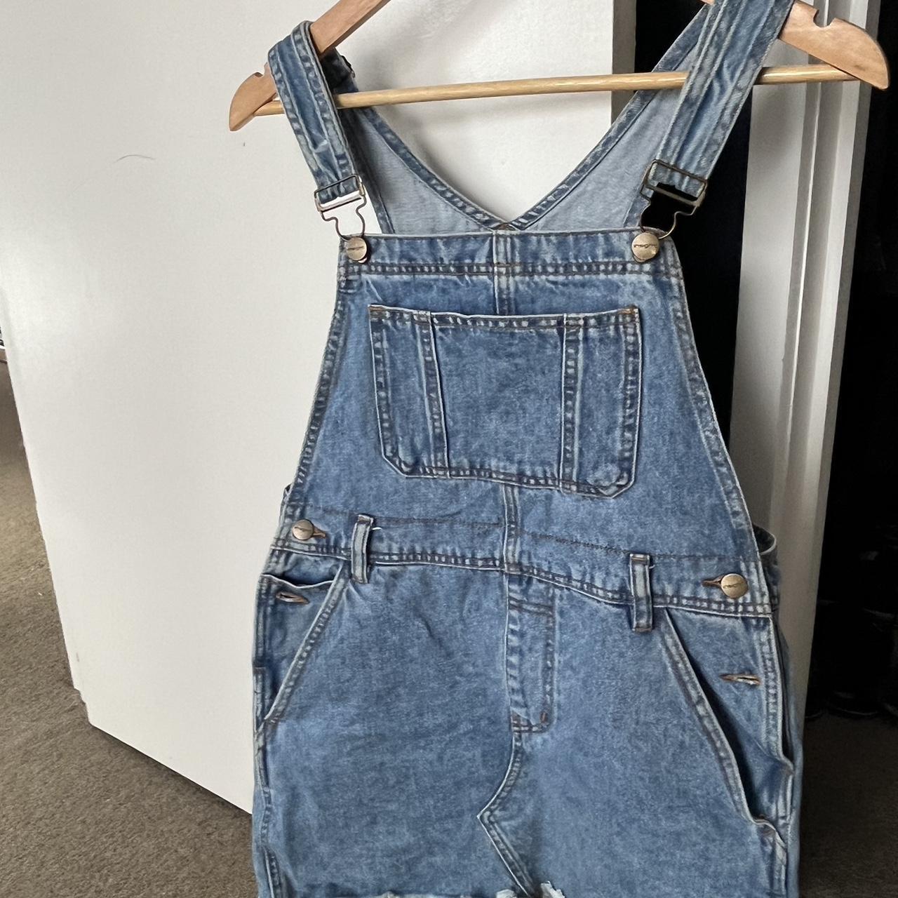 Insight denim overall dress. Good used condition,... - Depop