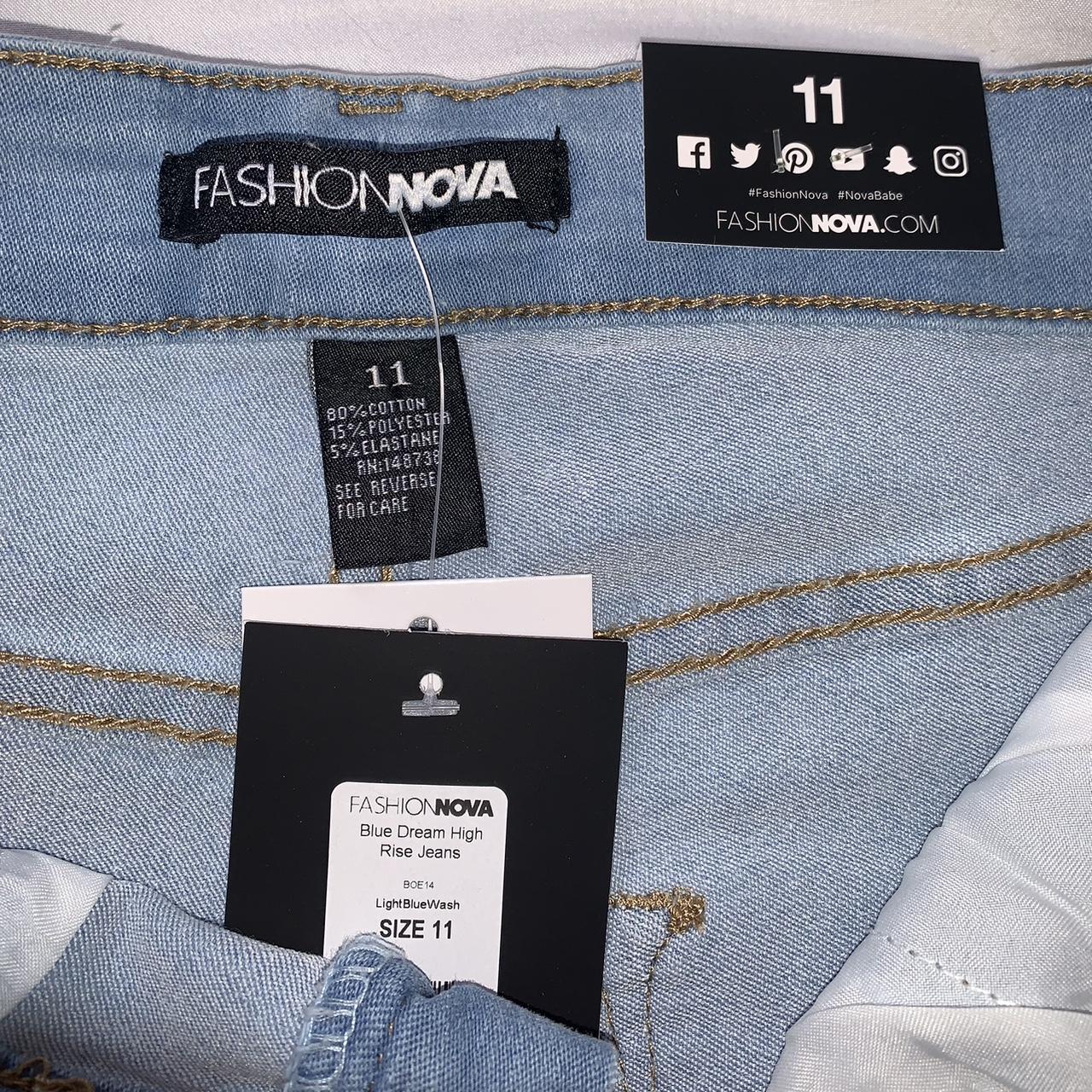 Blue Dream High Rise Skinny Jeans - Light Blue Wash. - Depop