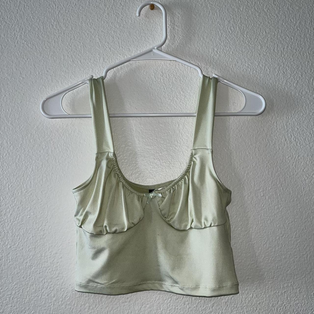 Divided Cropped Tank Tops & Camisoles