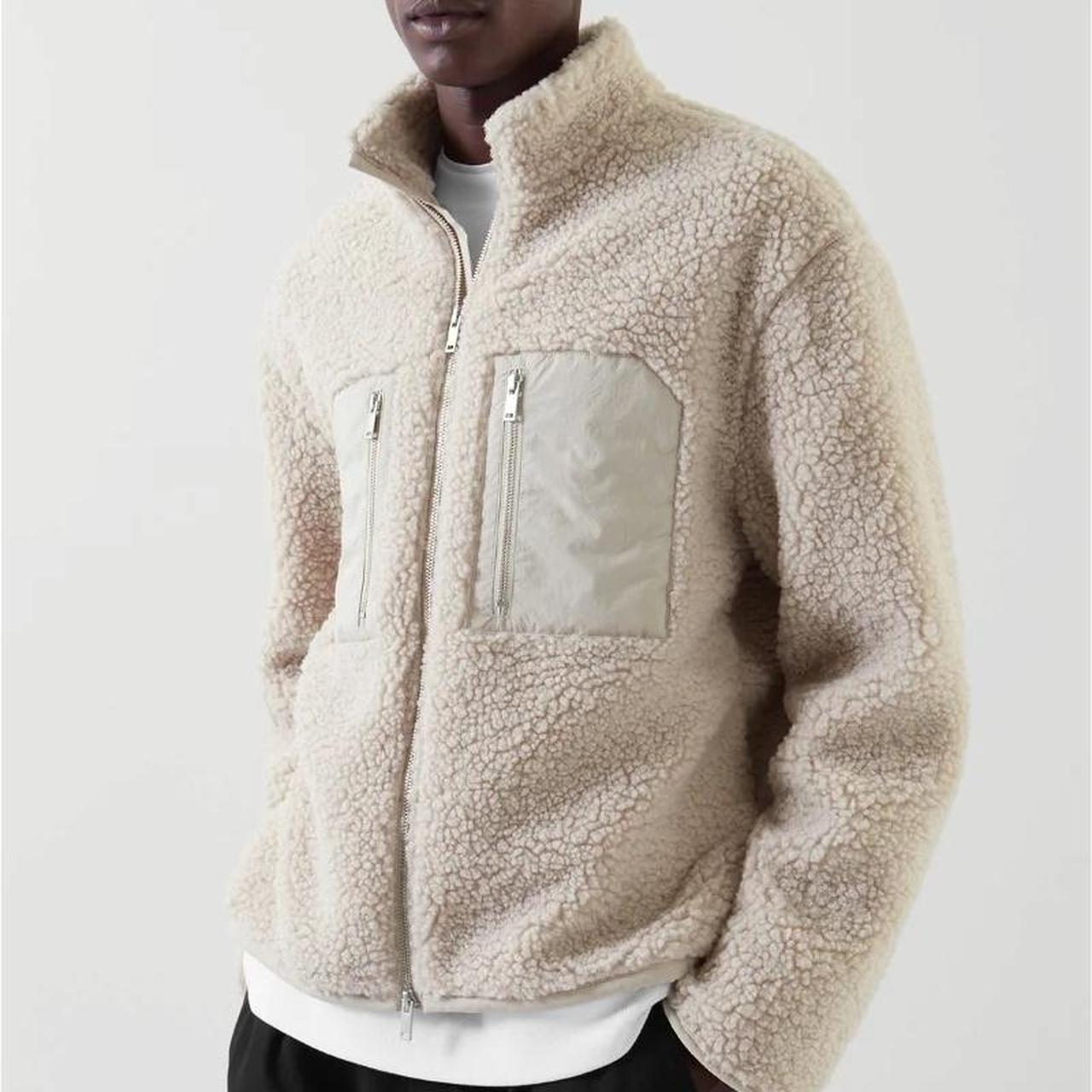 COS Teddy Jacket in CREAM