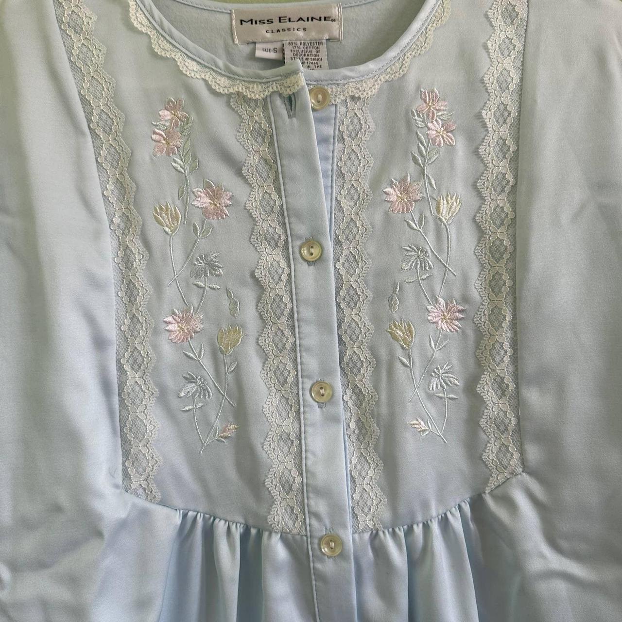 Miss Elaine Women's Blue and Pink Pajamas (2)