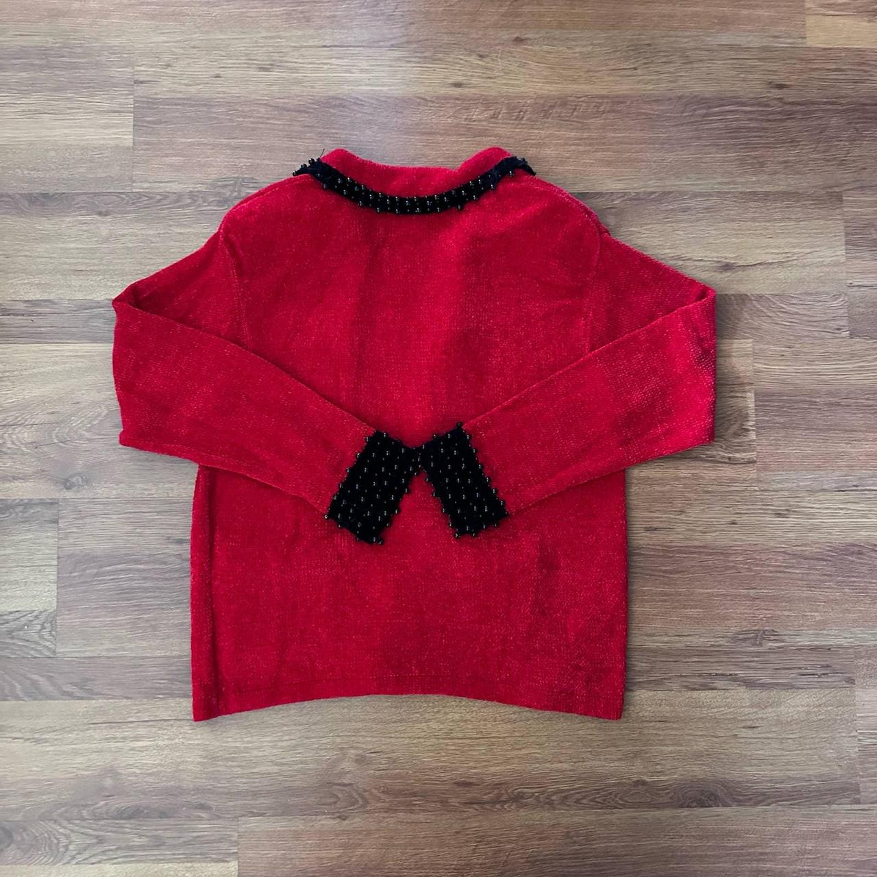 Fancy top red sweater