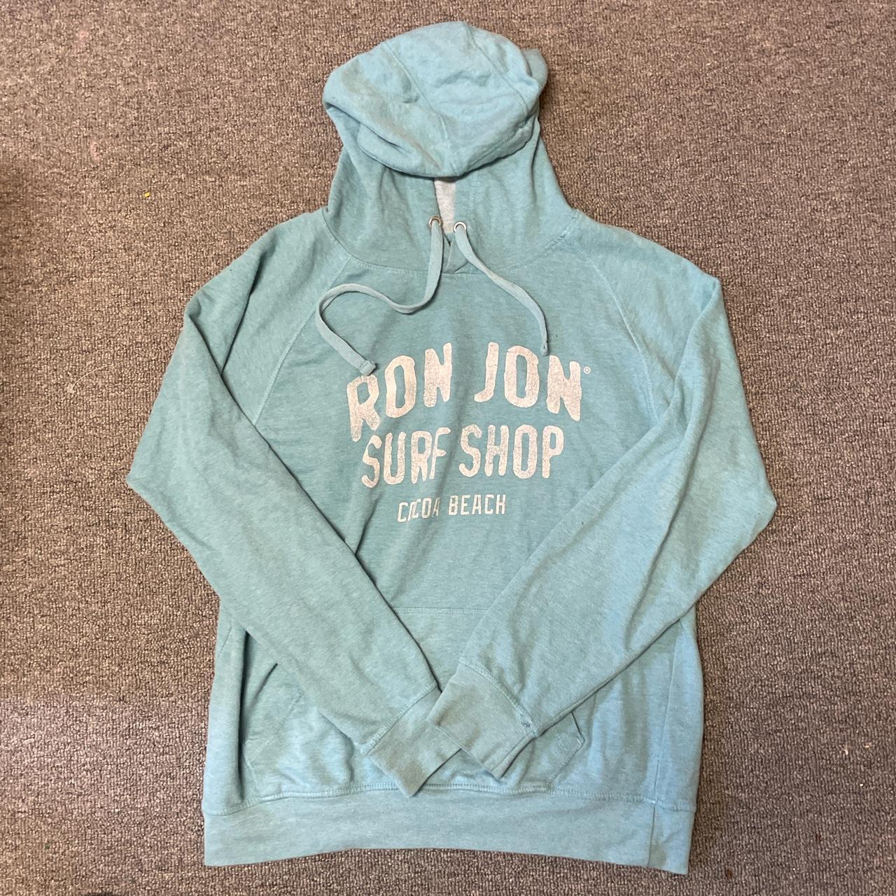 Super cute and comfy blue Ron Jon Surf Shop Hoodie Depop