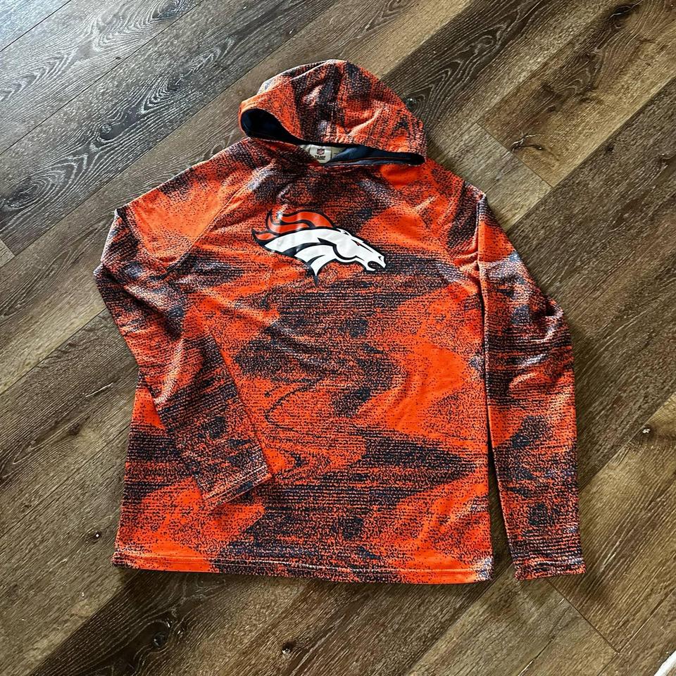 NFL Denver Broncos Heavy Duty Hoodie Item is - Depop