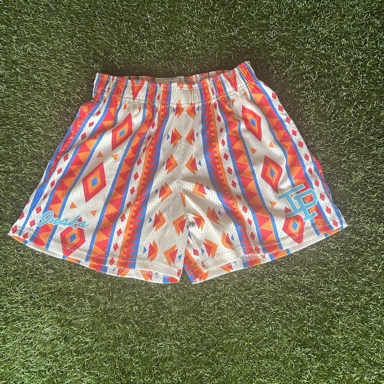 Inaka power multi color gym mesh shorts Good for the... Depop