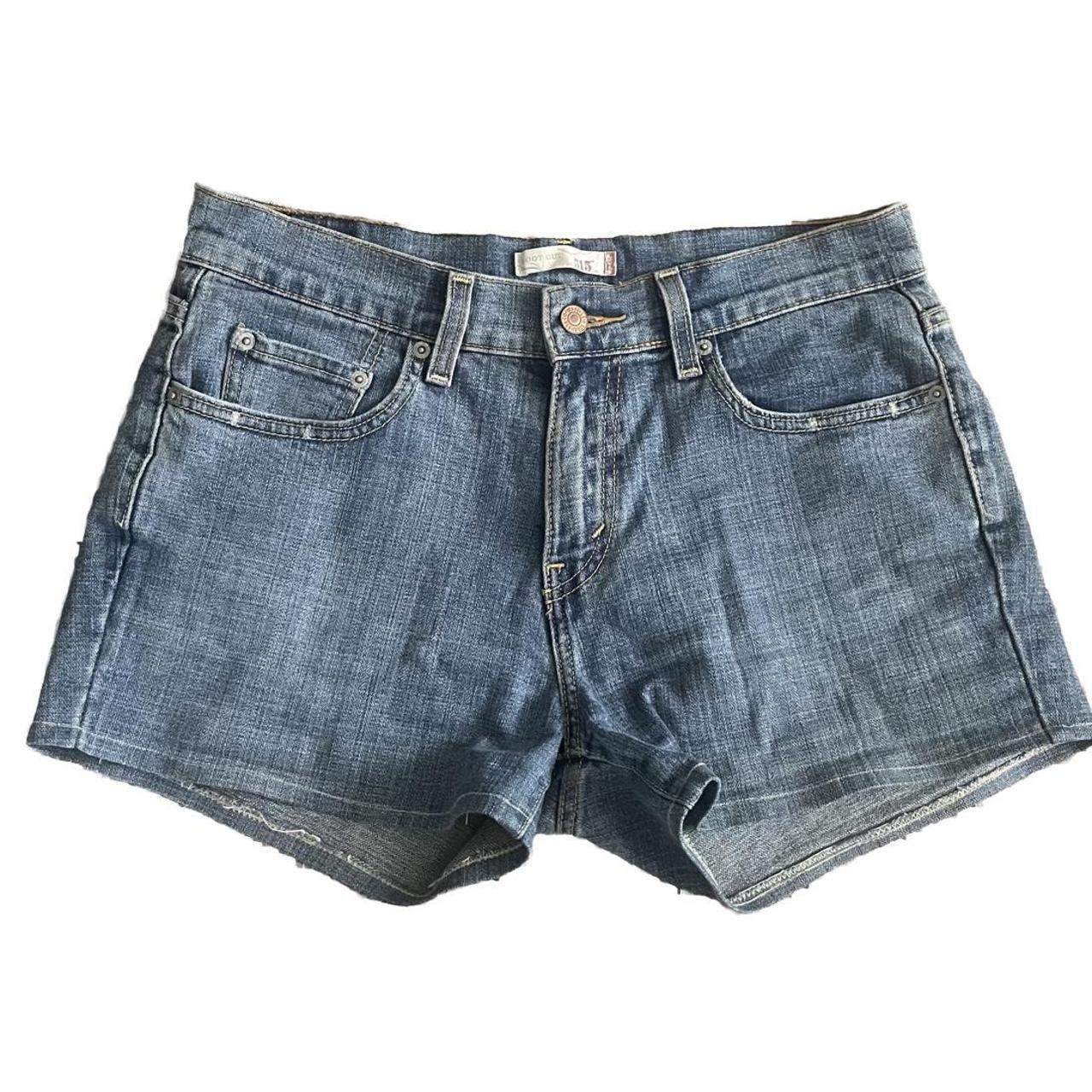 Levi's Women's Blue Shorts | Depop