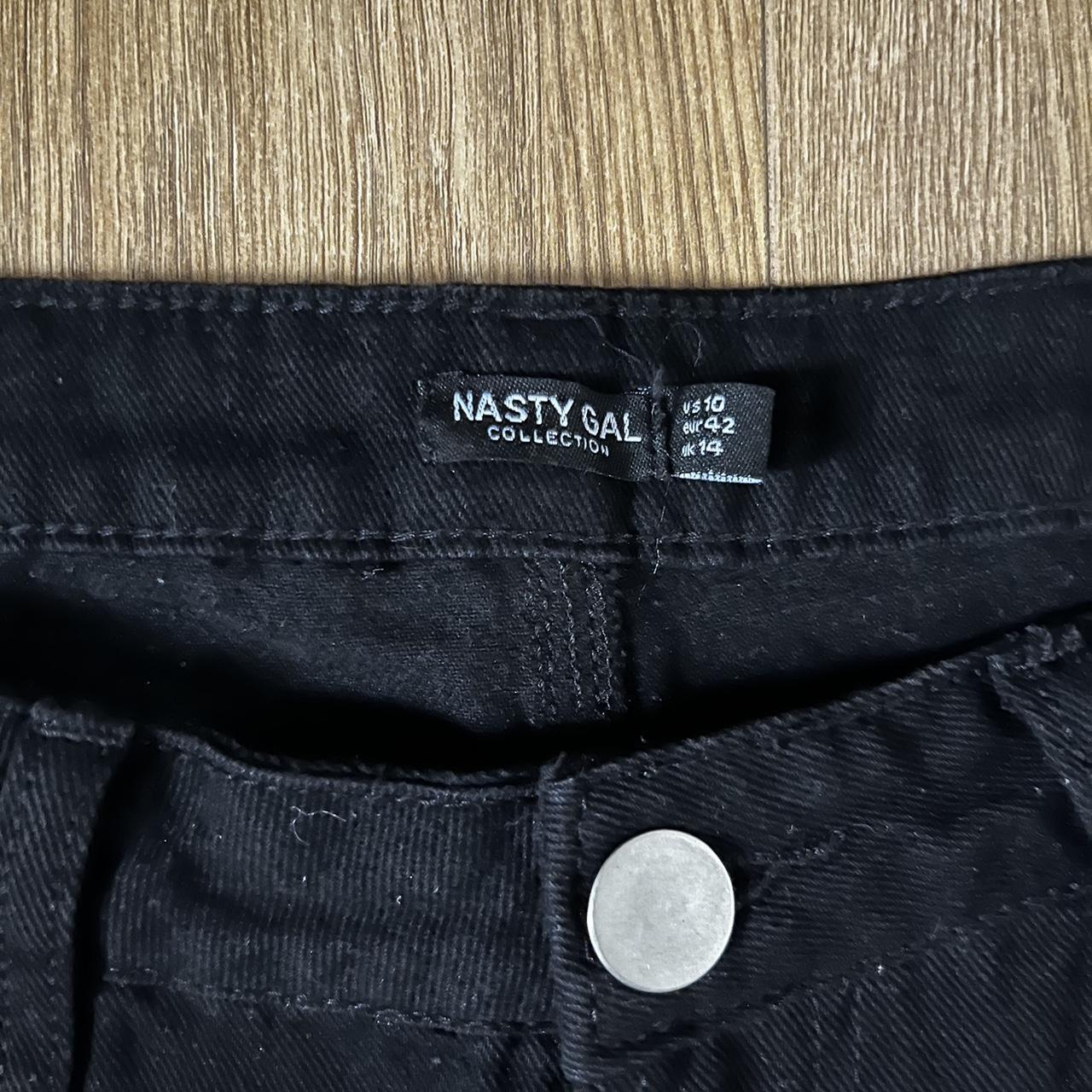 Nasty Gal Women's Black Jeans | Depop