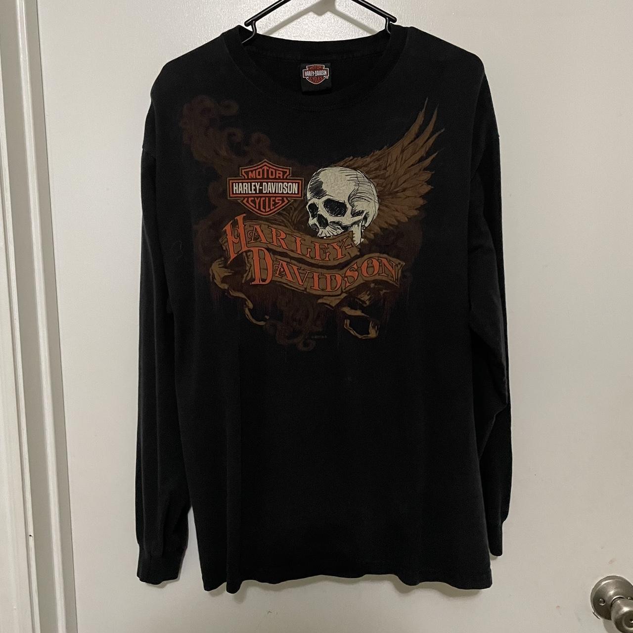 Harley Davidson Men's Black Shirt | Depop