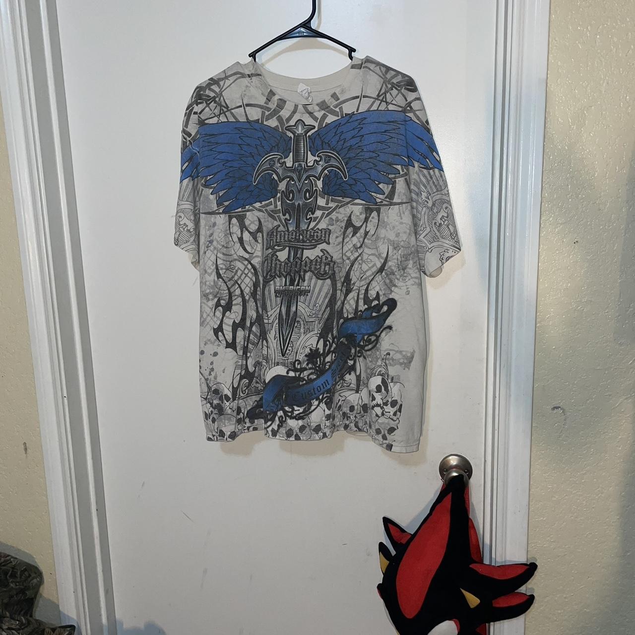 Y2k Vintage super rare shirt with a really cool... - Depop