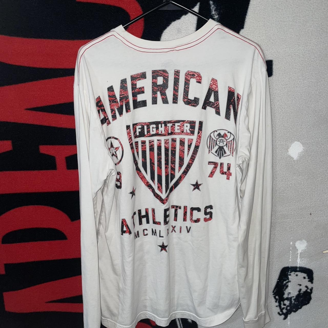 Y2k Vintage super rare american fighter long sleeve... - Depop