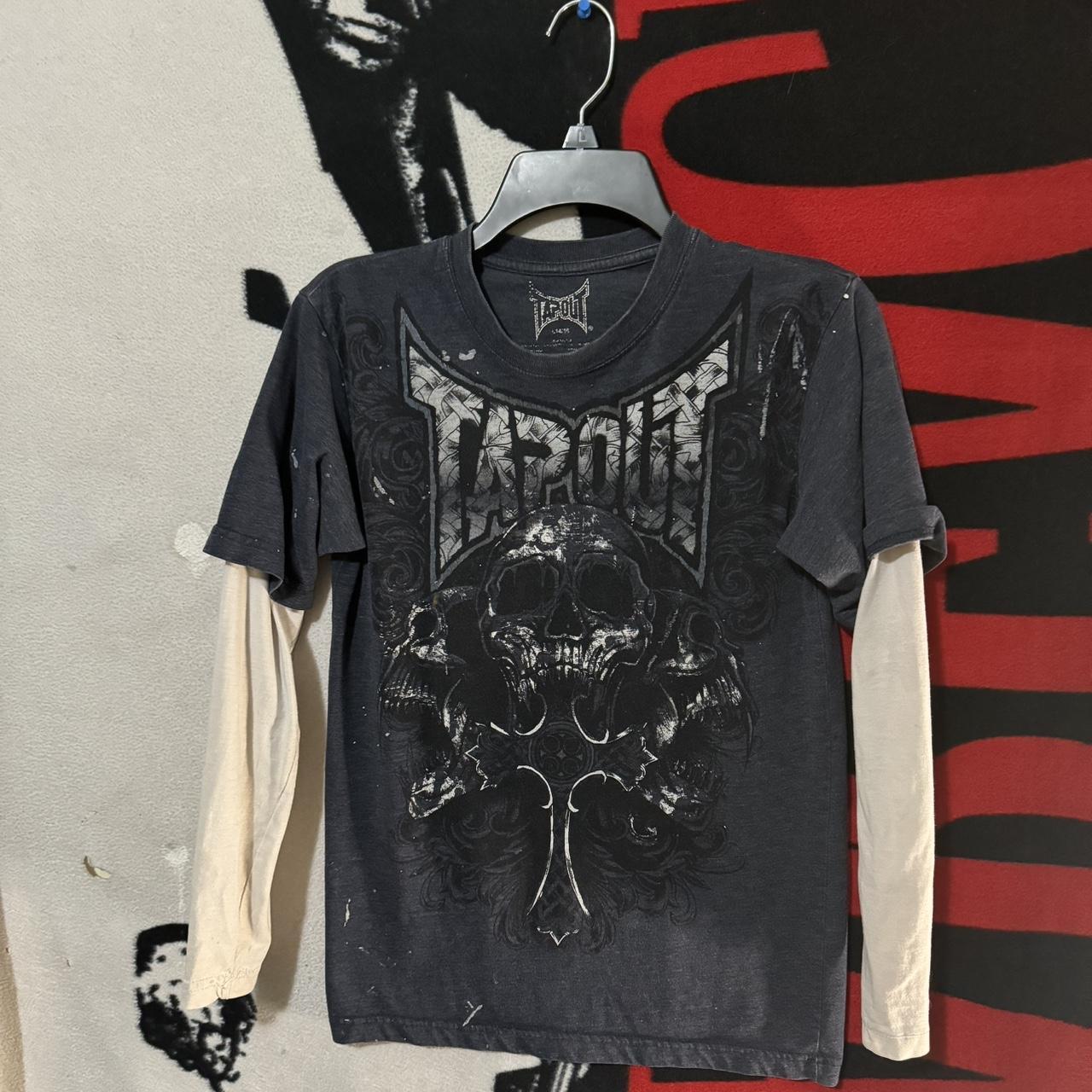 Y2k Vintage Tapout long sleeve shirt with a really... - Depop