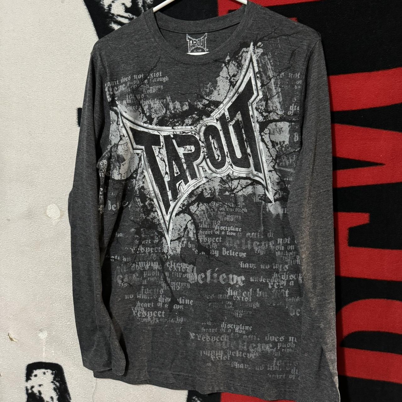 Y2k Vintage Tapout long sleeve shirt with a really... - Depop