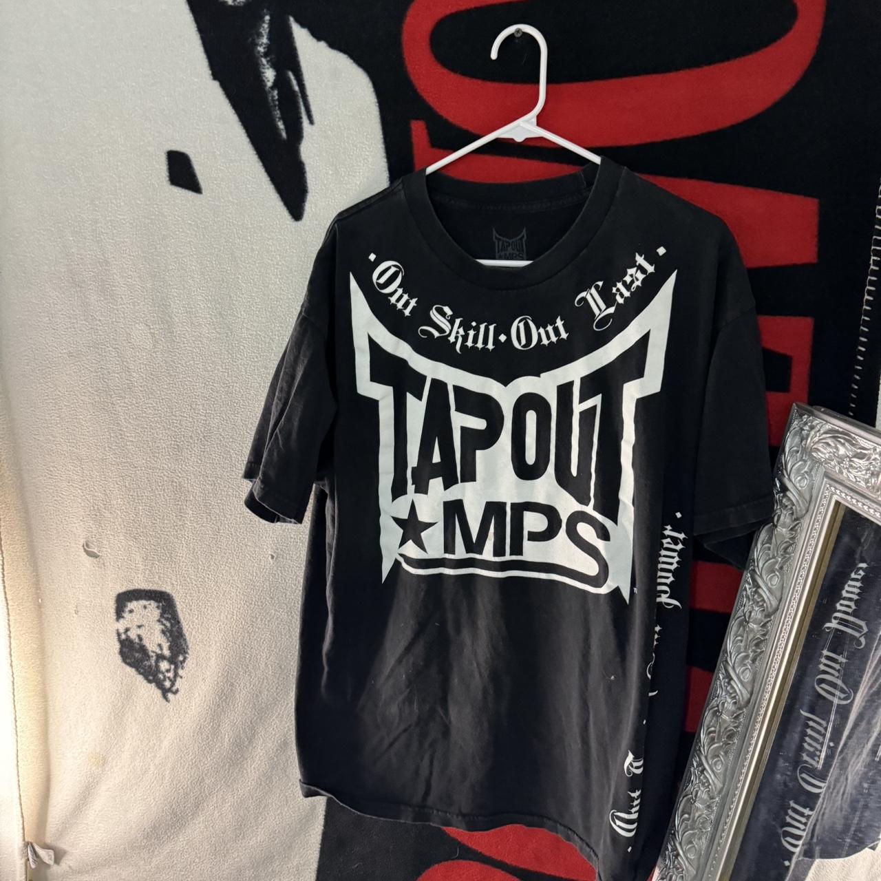 Y2k Vintage Tapout shirt with a really cool design... - Depop