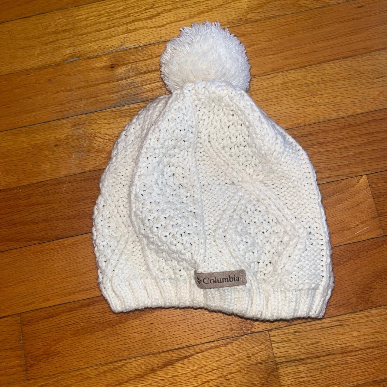 Colombia winter beanie Thermal inside white - Depop