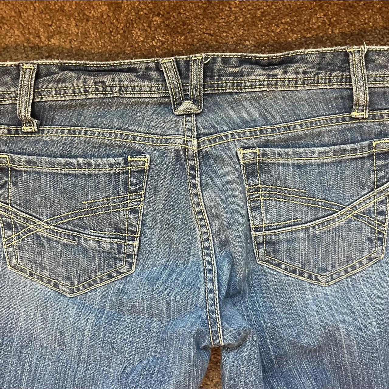 early 2000s aeropostale low-rise flare jeans size... - Depop