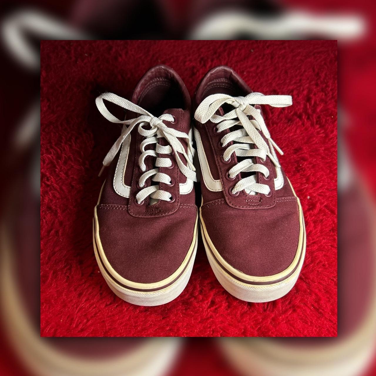 Vans old outlet skool womens burgundy