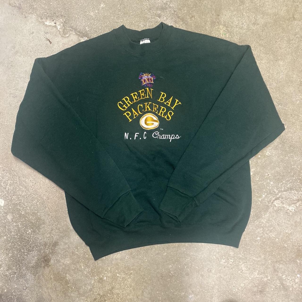 Vintage Green Bay Packers sweater V Neck vintage - Depop