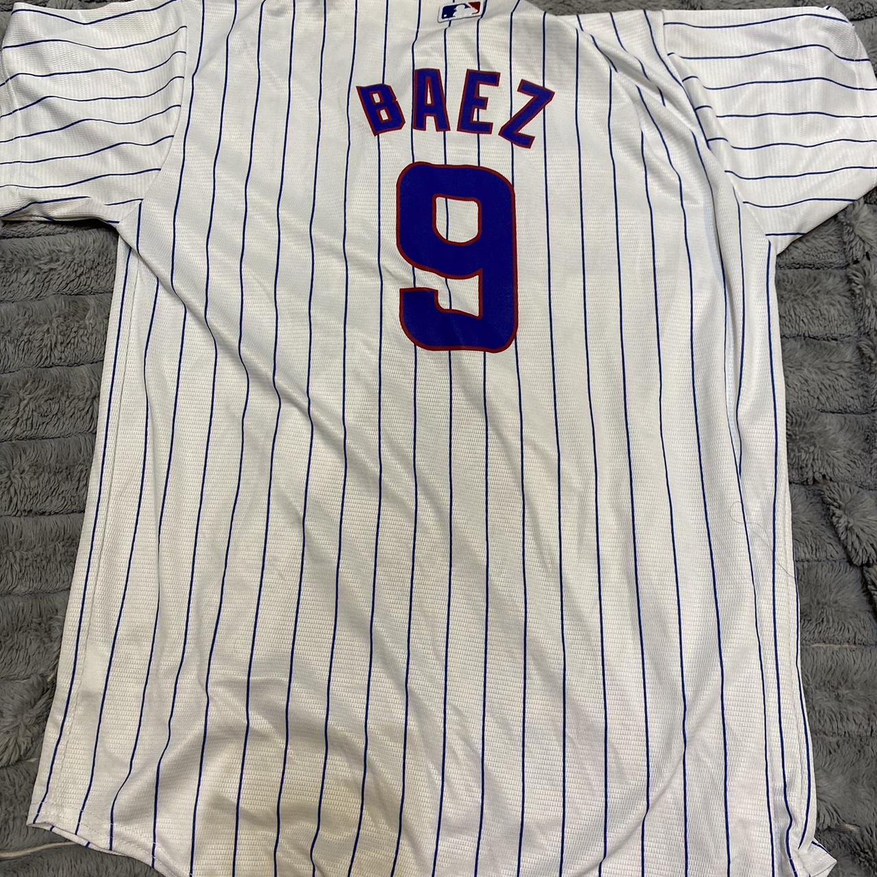 Chicago cubs jersey tee Baez number 9 In good - Depop