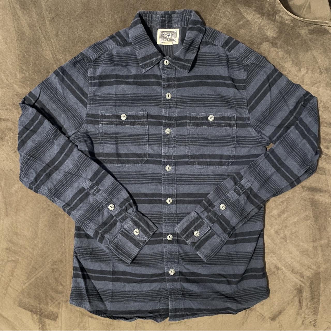 Converse one star sale button down shirt