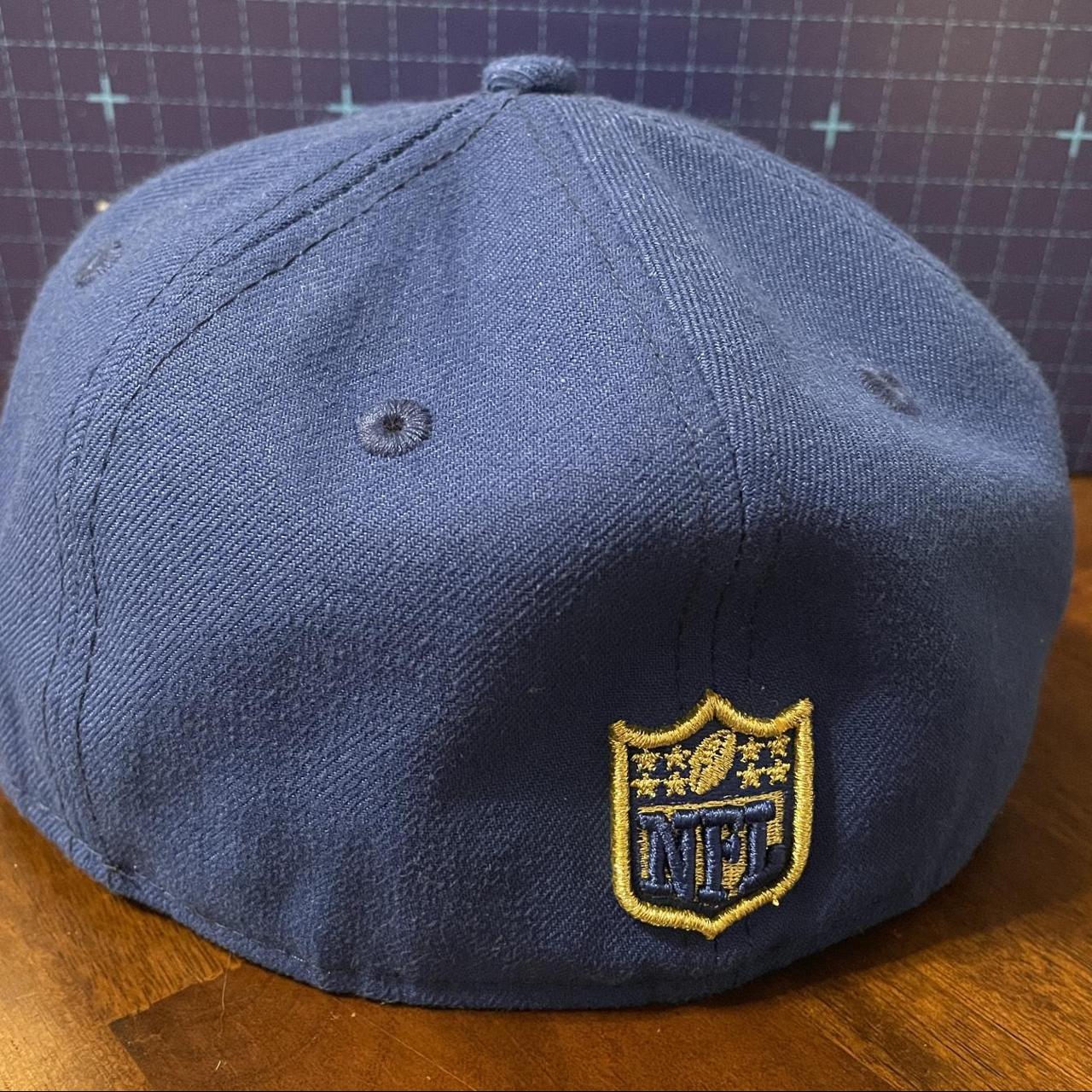 🌀RAMS super bowl new era medium large blue gold - Depop