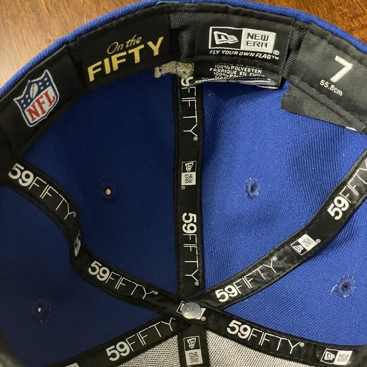 \ud83c\udf00RAMS super bowl new era medium large blue gold... - Depop