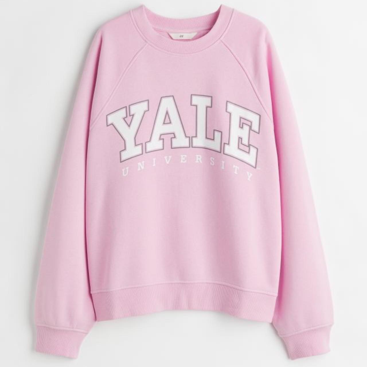 pink yale crewneck 🎀 size small open to offers) Depop