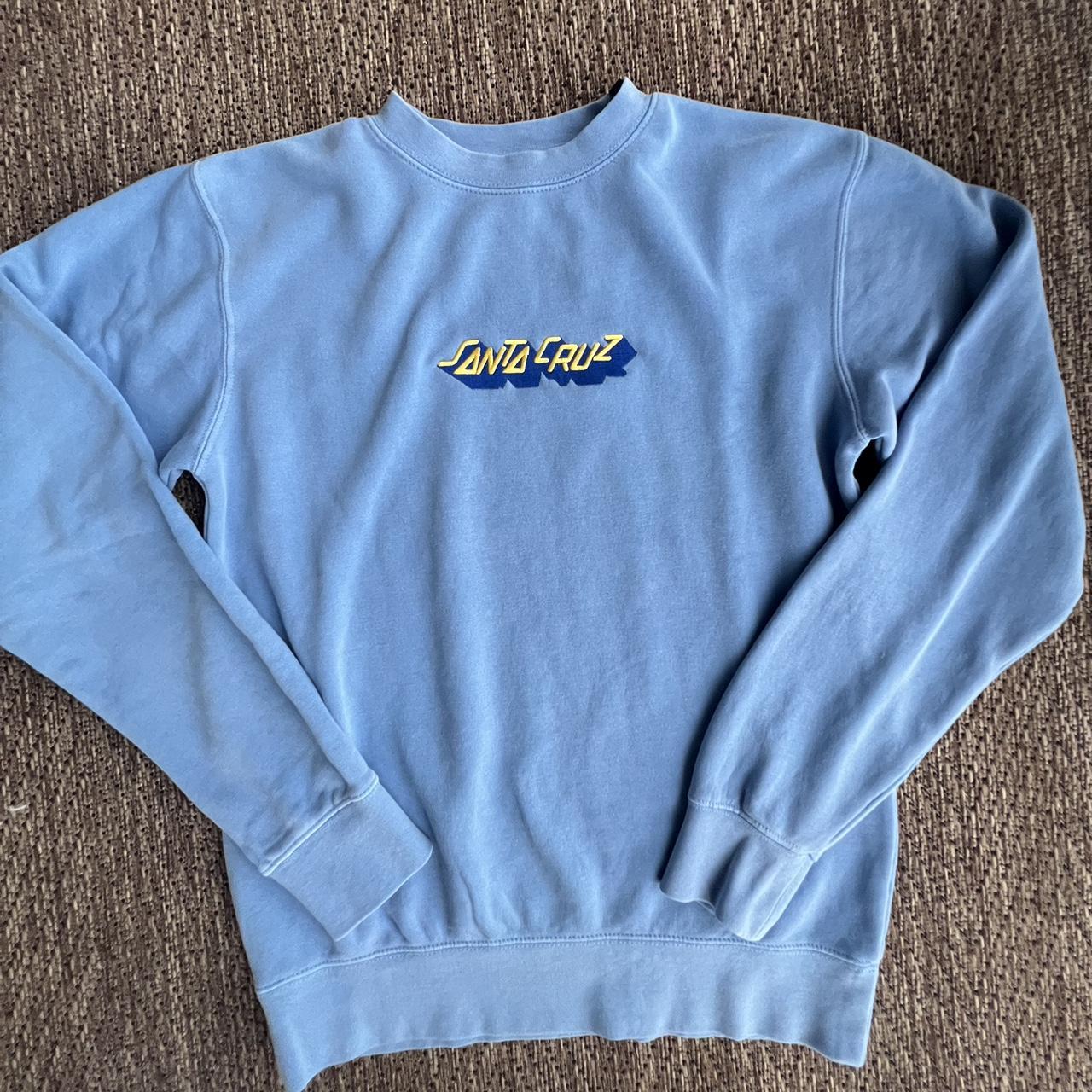 Light blue santa hot sale cruz sweatshirt