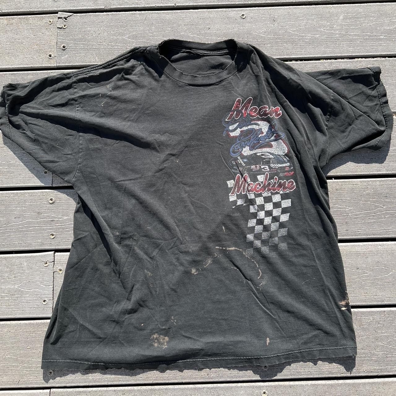 Thrashed mean machine dale Earnhardt tee. Beautiful... - Depop