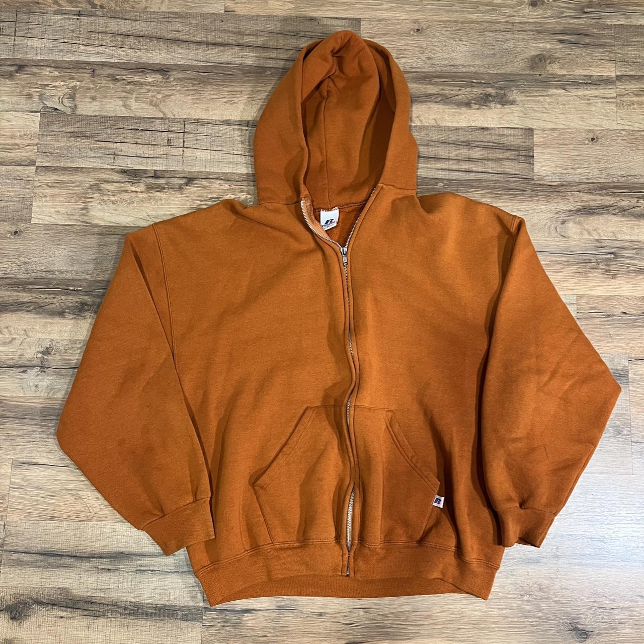 Early 2000s made in Mexico Russell athletic orange... - Depop