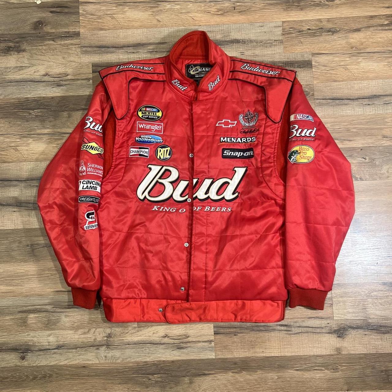 Early 2000s Budweiser nascar jacket. Lord of... - Depop