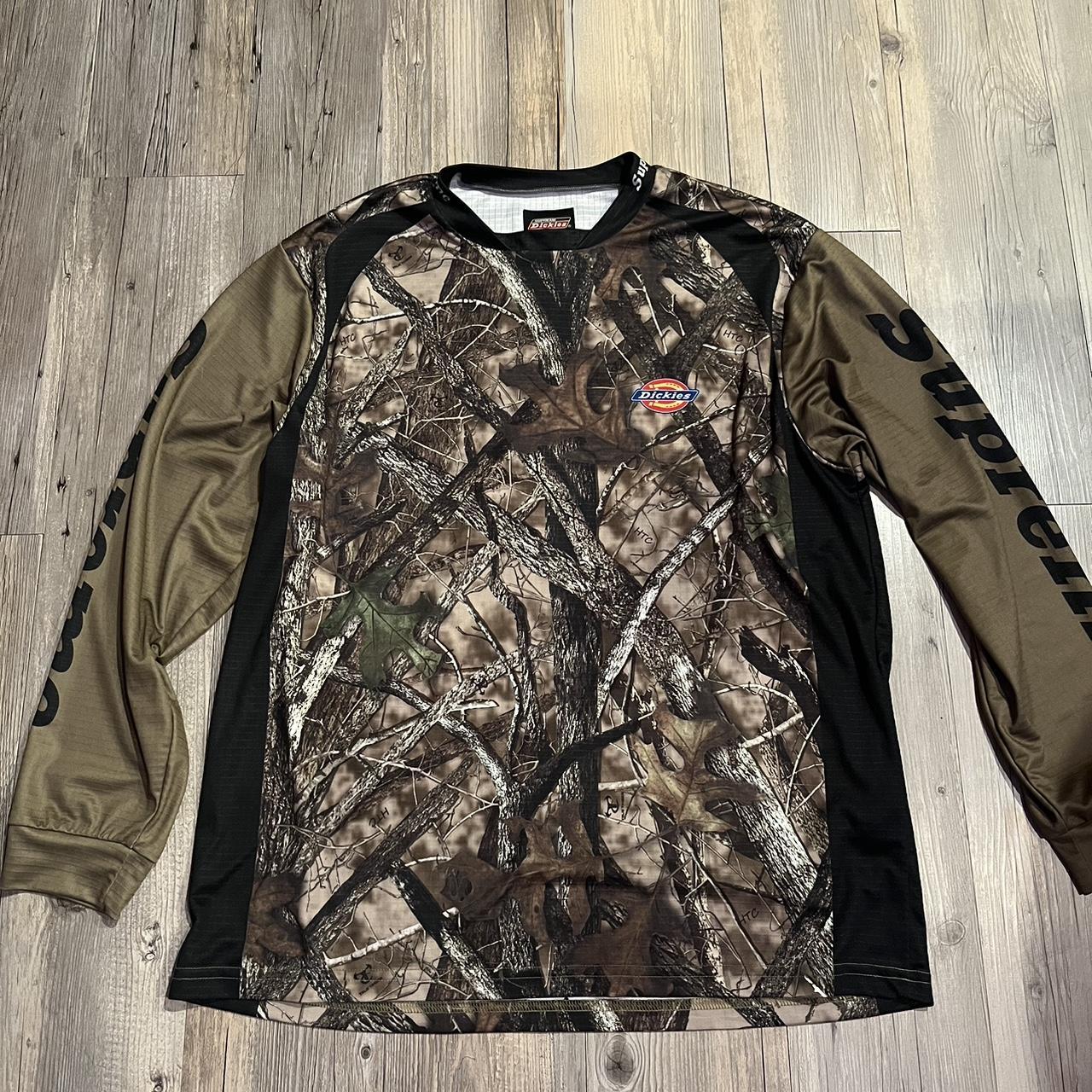 Supreme Dickies Camo Jersey - Depop