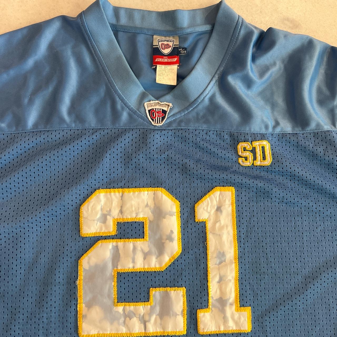 NFL San Diego Chargers Sparkle 21 Jersey L Really - Depop