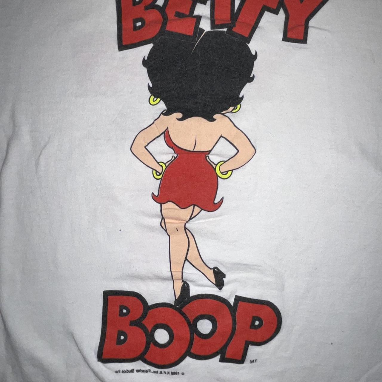 Vintage single stitch 93 Betty Boop Dolphins shirt - Depop