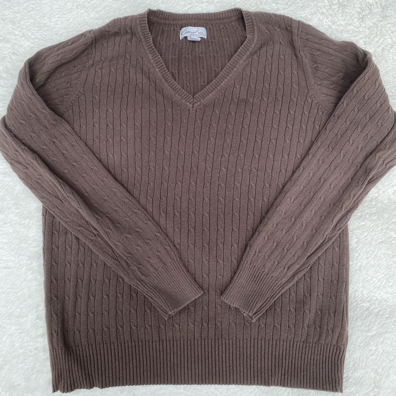 brown sweater (wash when you get this) - Depop