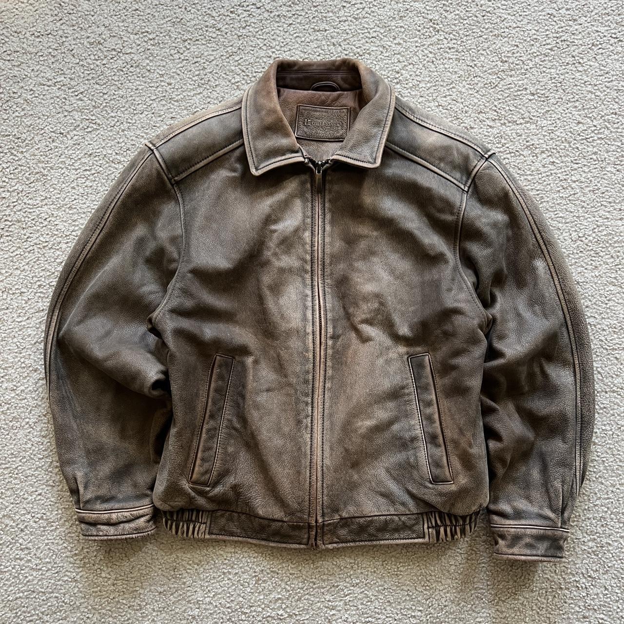 croft and barrow genuine leather jacket