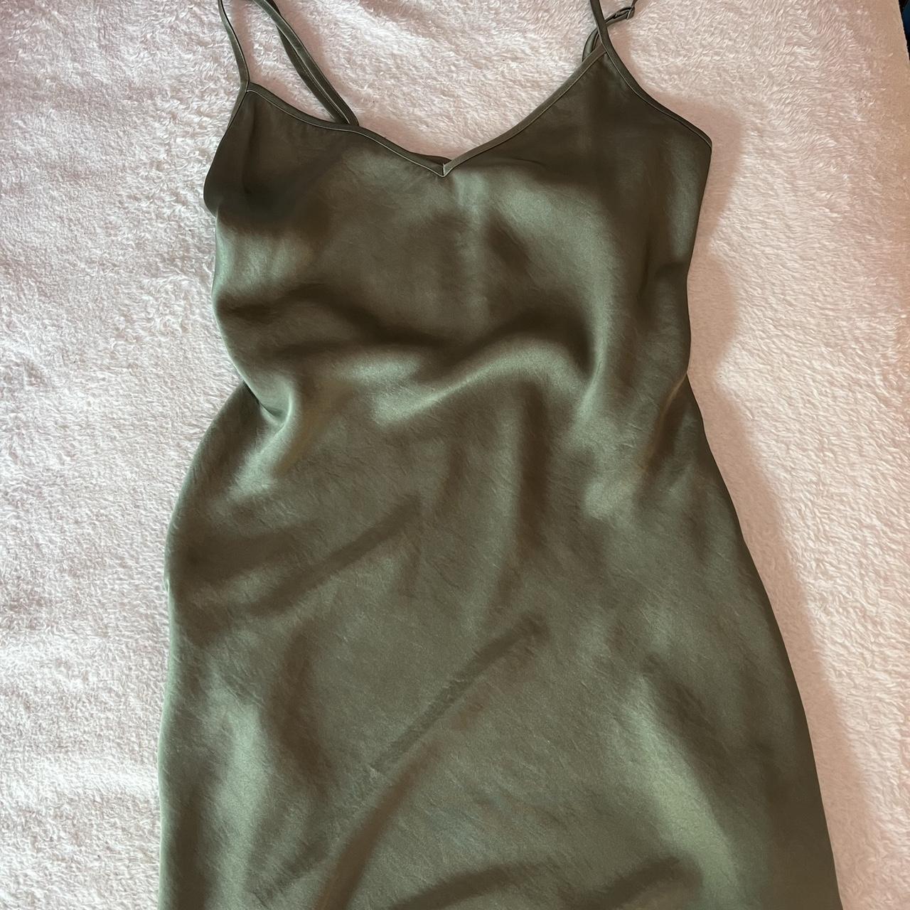 ARITZIA Sage Green Slip dress Worn once, tags still on Depop
