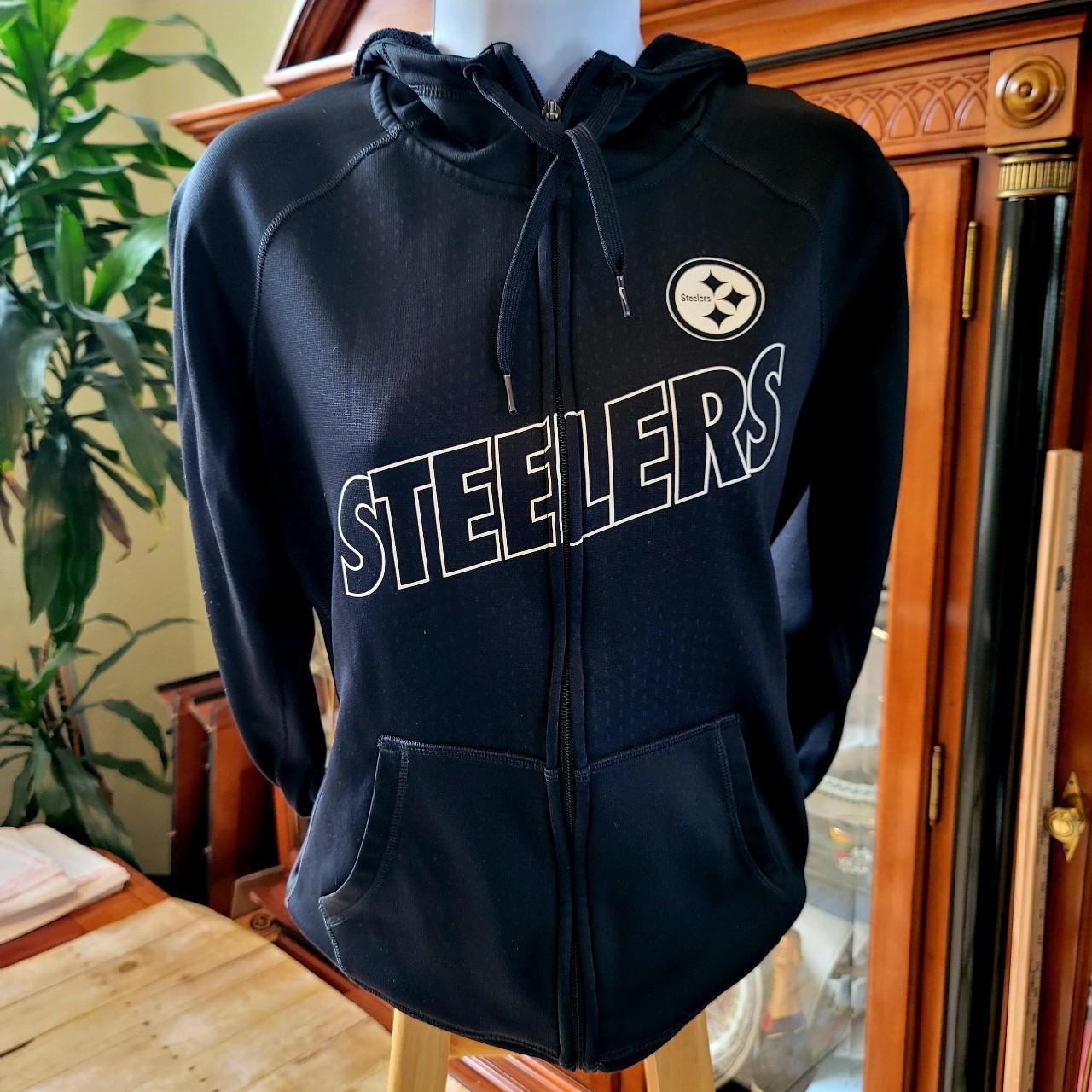 Pittsburgh Steelers Ladies Sunday Full Zip Hoodie