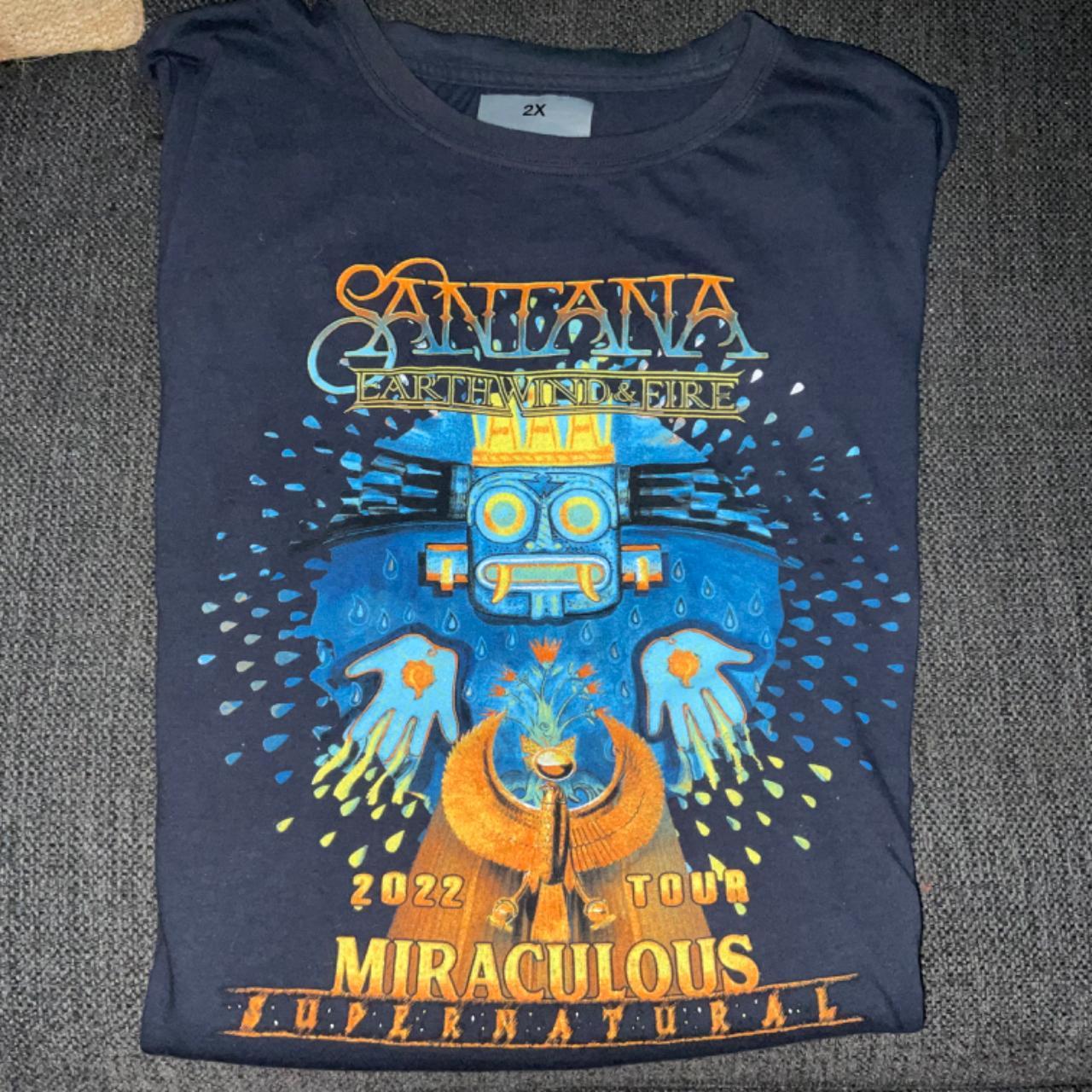 Santana Earth Wind & Fire Miraculous Supernatural... - Depop