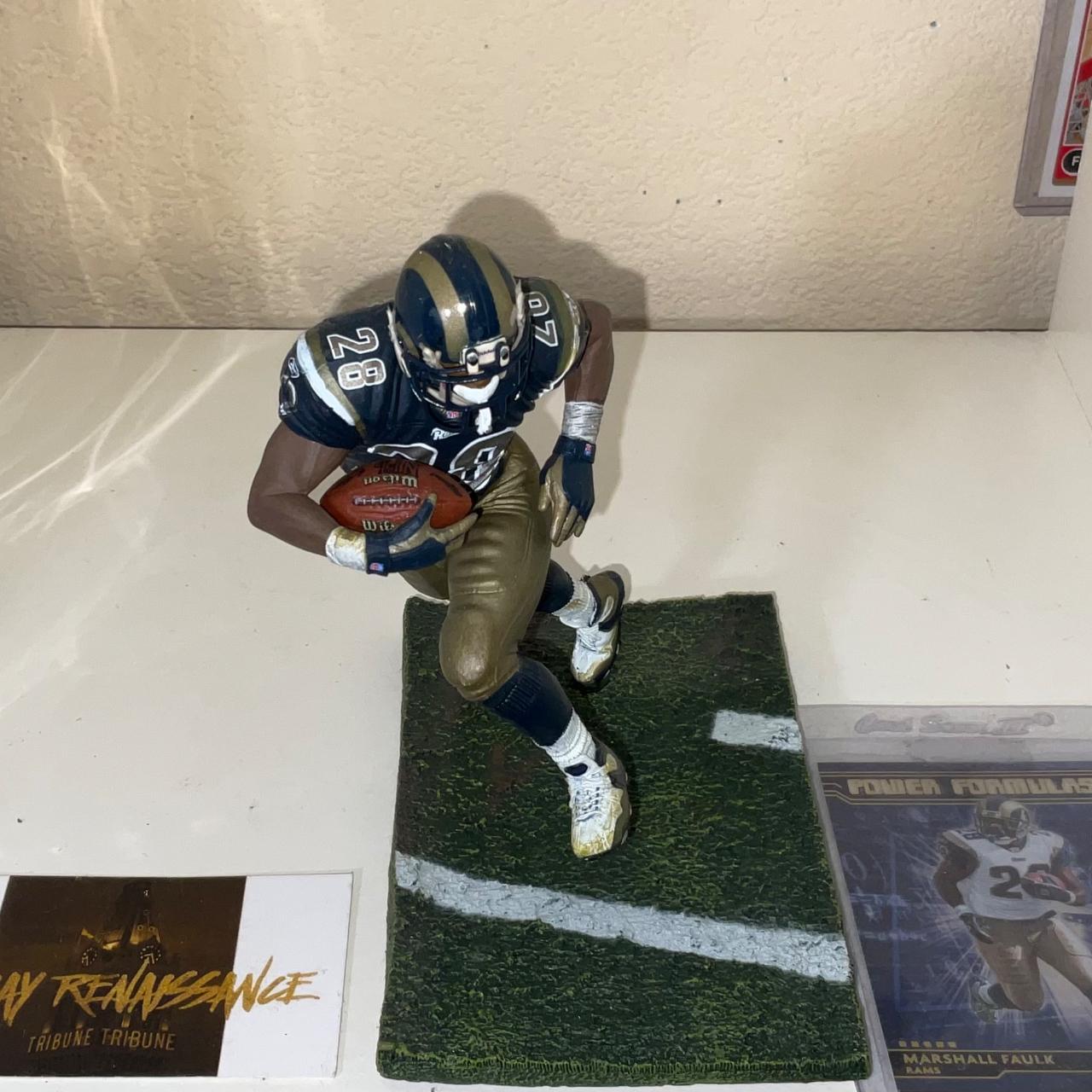 McFarlane Marshall Faulk #28 Rams Action Figure - Depop