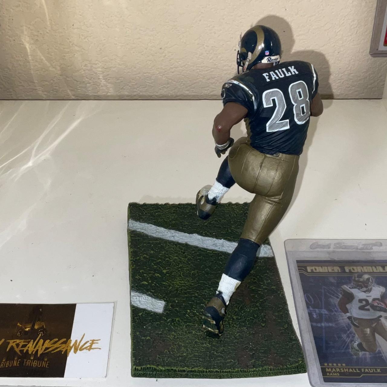 McFarlane Marshall Faulk #28 Rams Action Figure - Depop