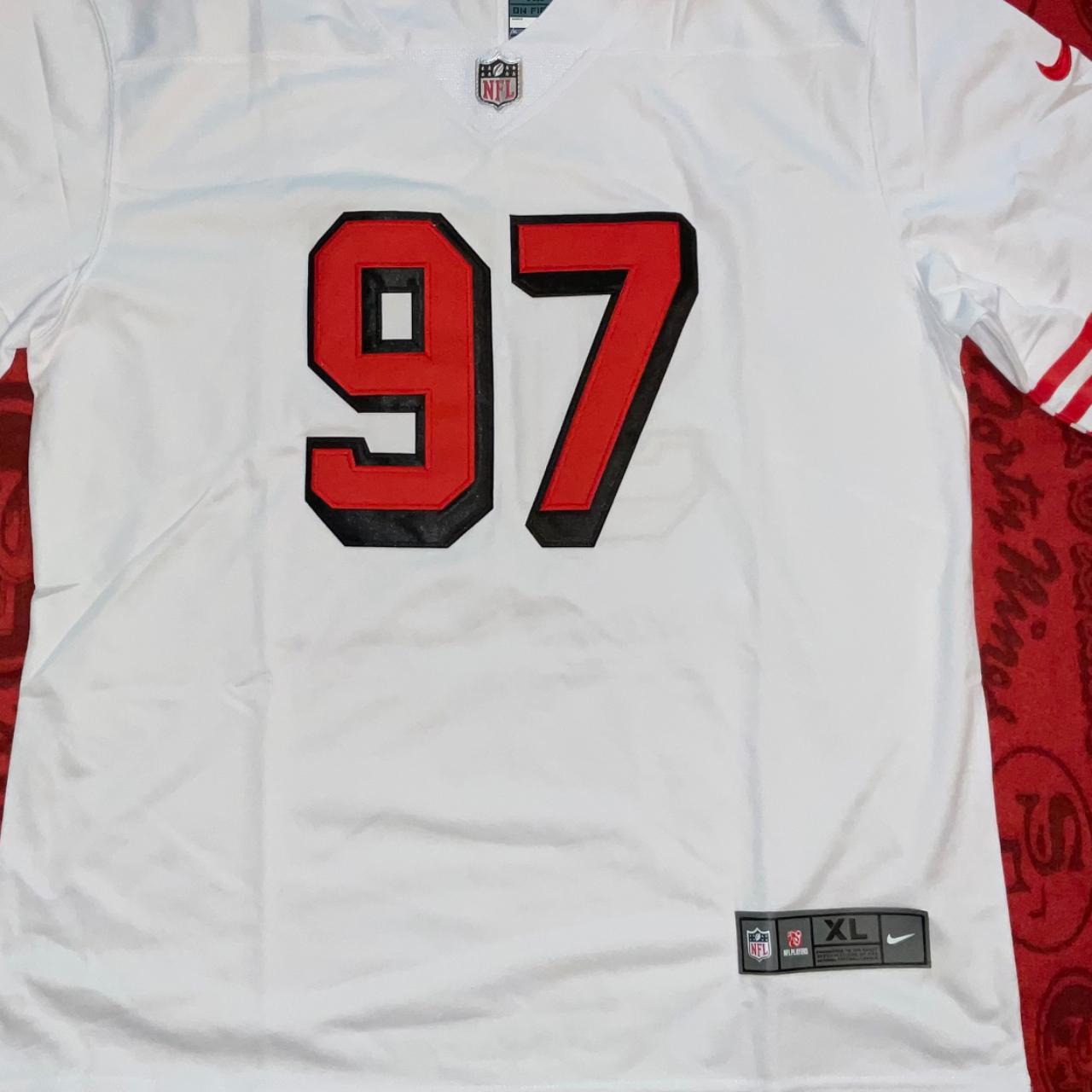 New Adult Red 49ers #97 NICK BOSA jersey