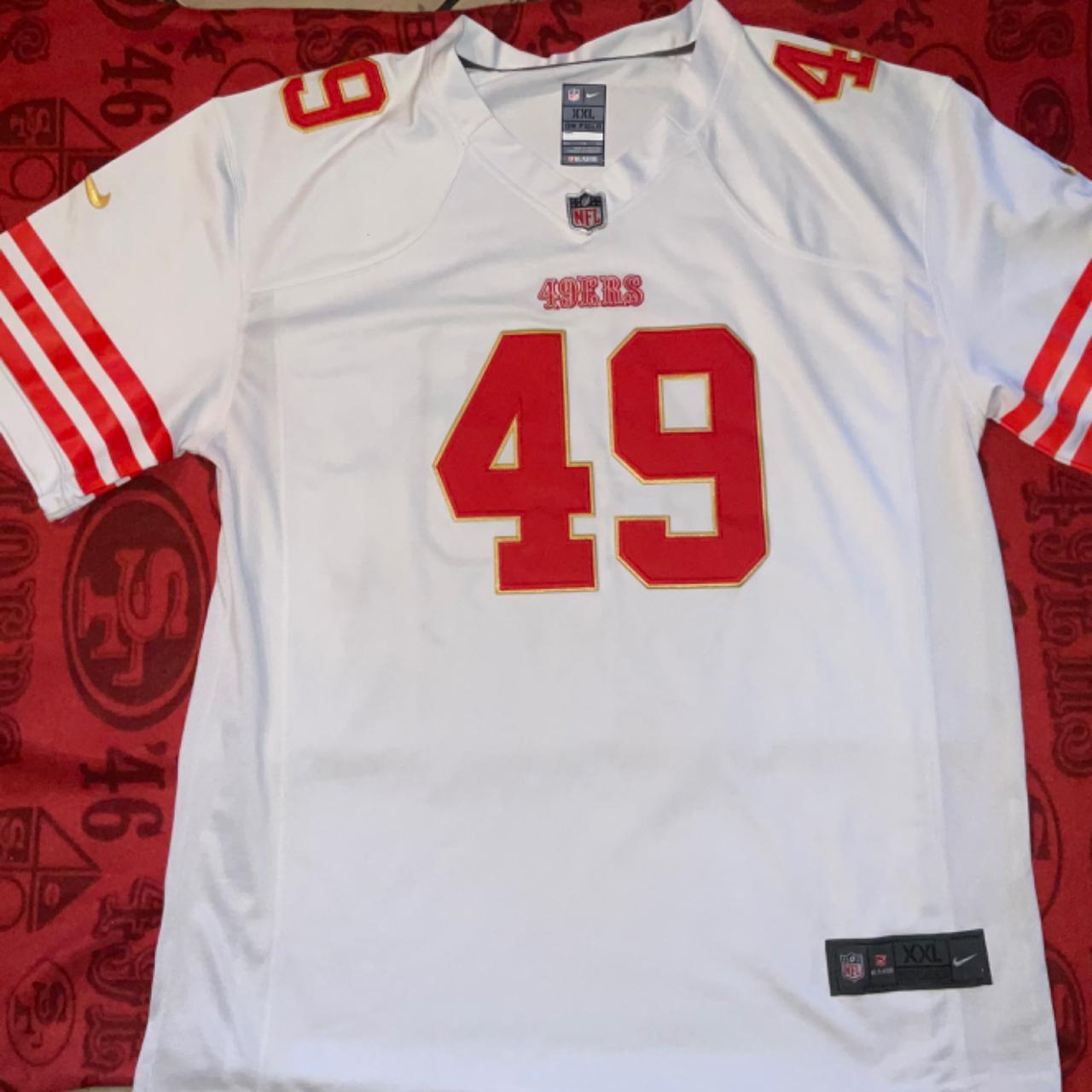 Women's Nike White San Francisco 49ers Custom Game Jersey