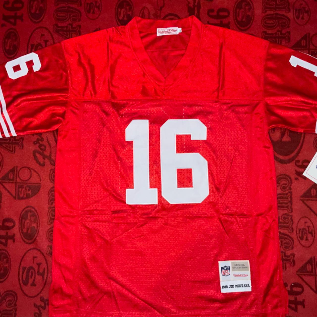 Joe Montana #16 San Francisco 49ers Jersey player shirt