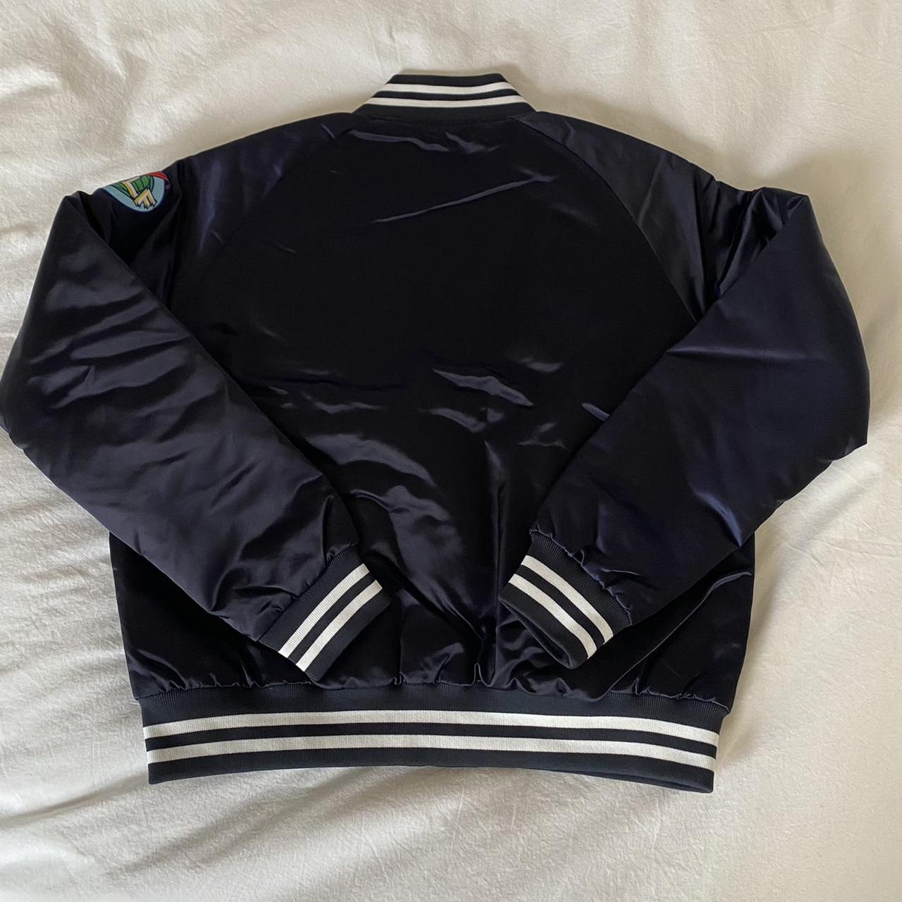 Golf Wang Satin Varsity bomber Jacket in Black