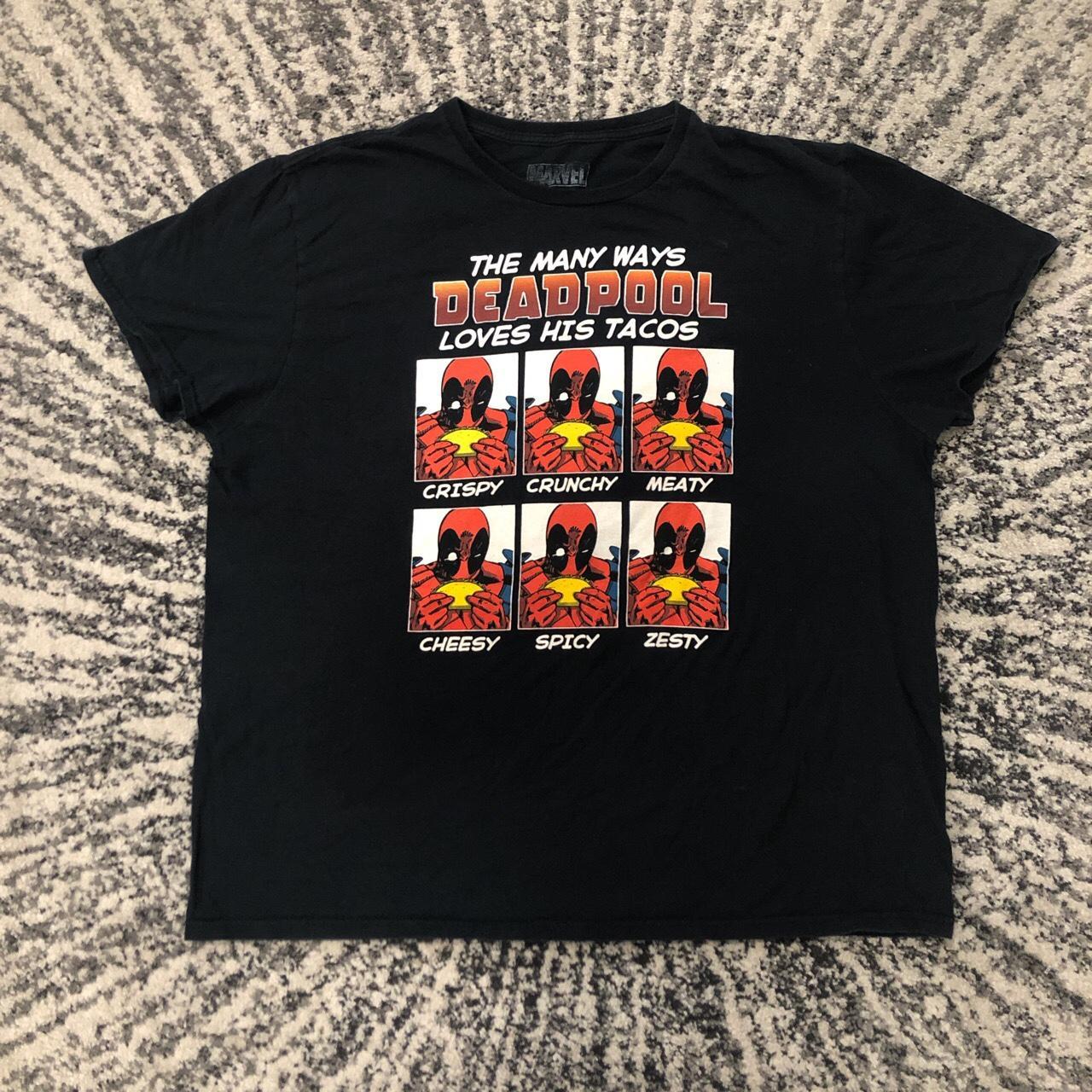 Deadpool t shirt clearance meat