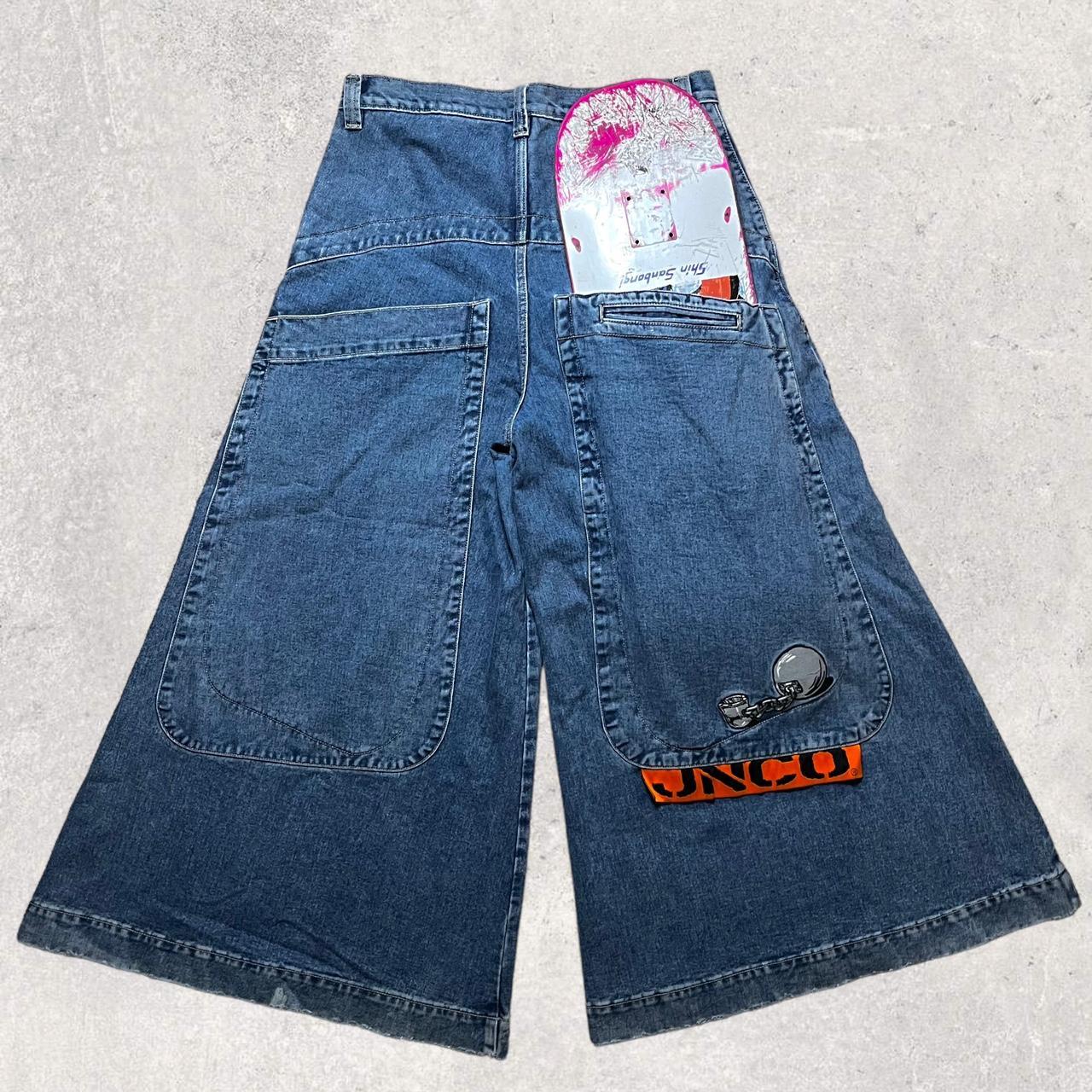 JNCO convict 50 vintage baggy wide jeans Send... - Depop