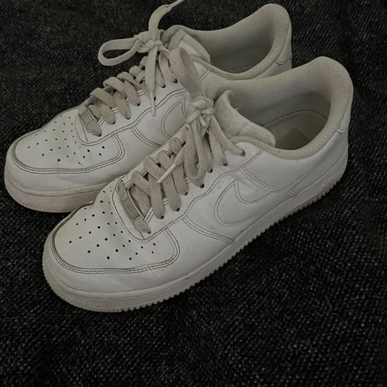 White Nike Air force size 7, great condition.... Depop