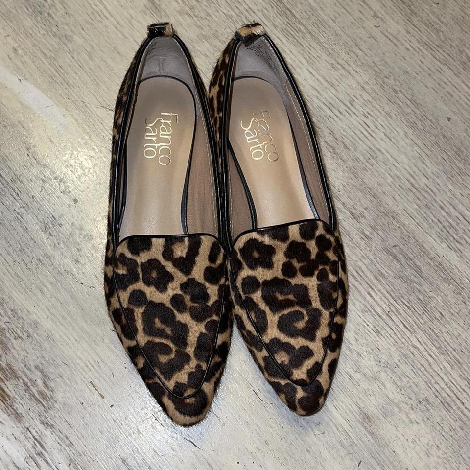 Franco sarto clearance animal print flats