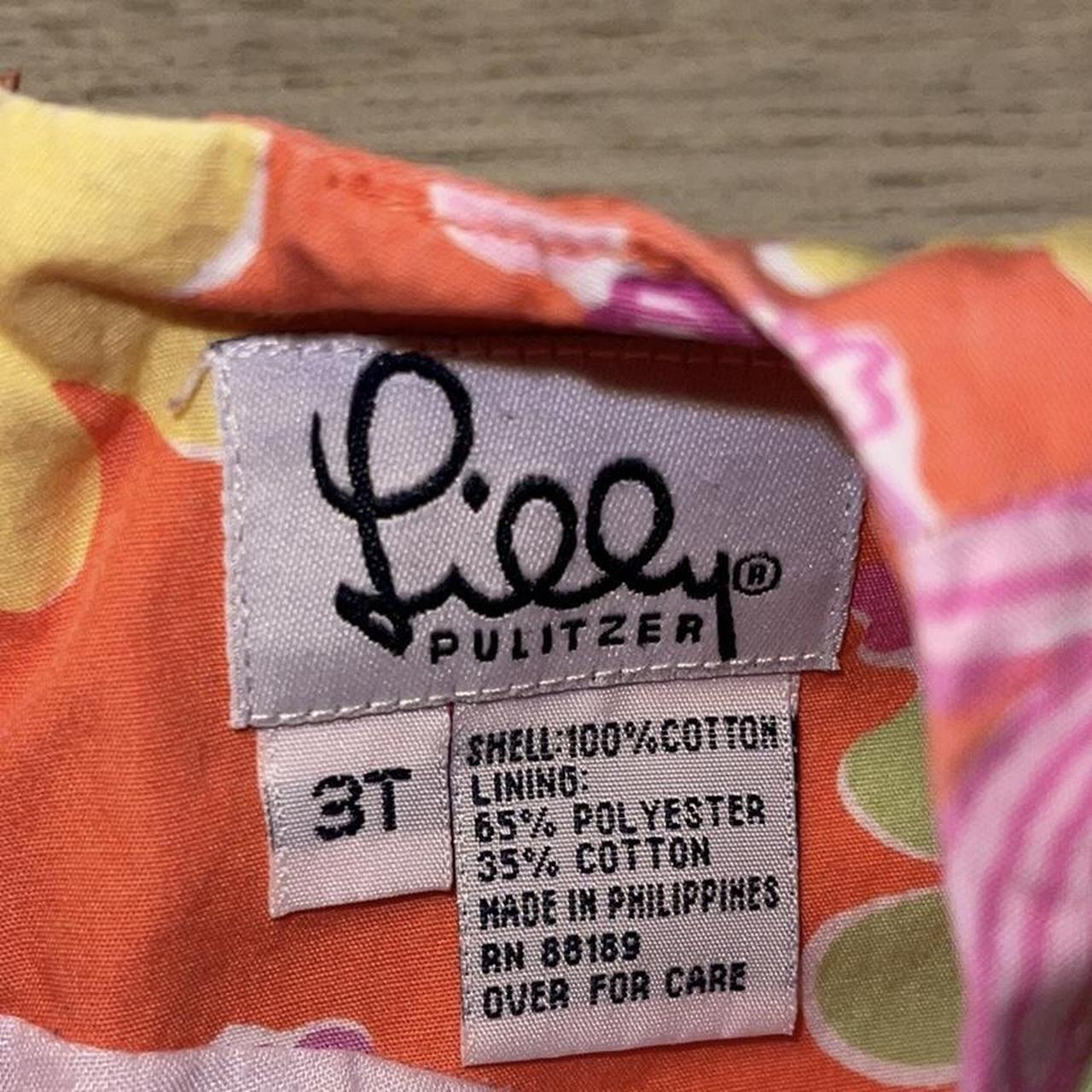 Vintage White Tag Lilly Pulitzer Retro Daisy Print... - Depop