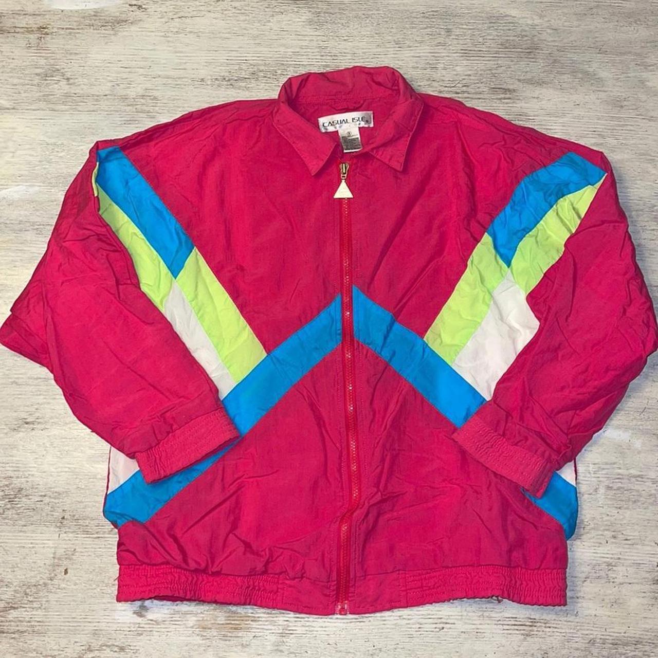 Vintage 80's 90's Colorful Neon Color block Depop